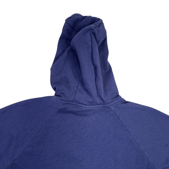Under Armour Rival Hoodie Mens Medium M Blue Fitted Pullover Sweatshirt - Picture 7 of 11